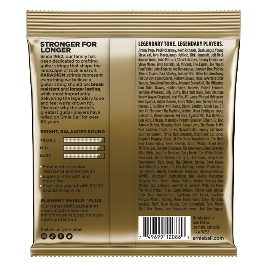 Ernie Ball 2088 Paradigm 80/20 Bronze Light 11-52