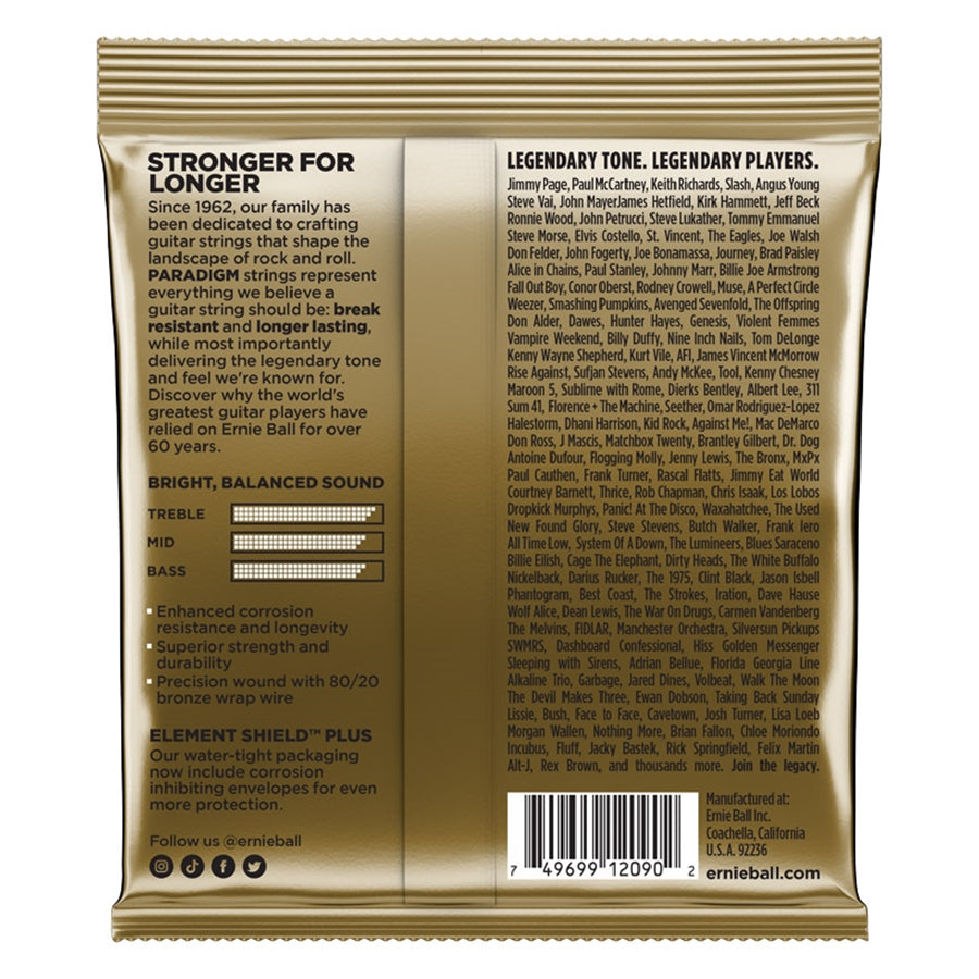 Ernie Ball 2090 Paradigm 80/20 Bronze Extra Light 10-50