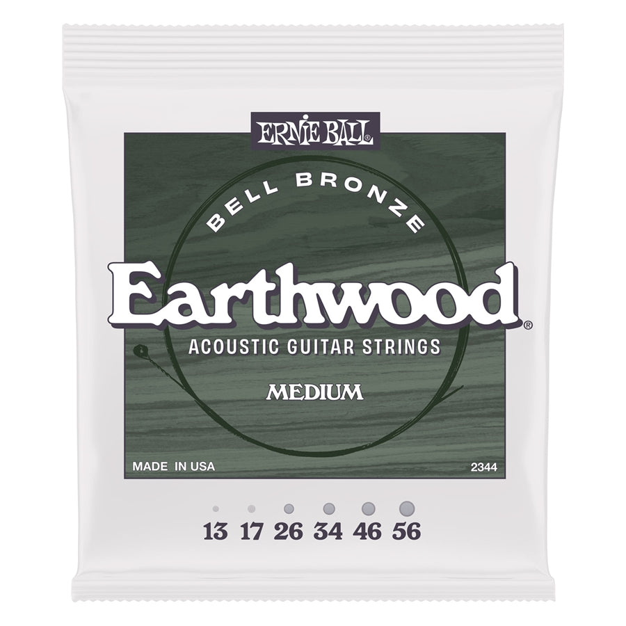Ernie Ball 2344 Earthwood Bell Bronze Acoustic Medium 13-56