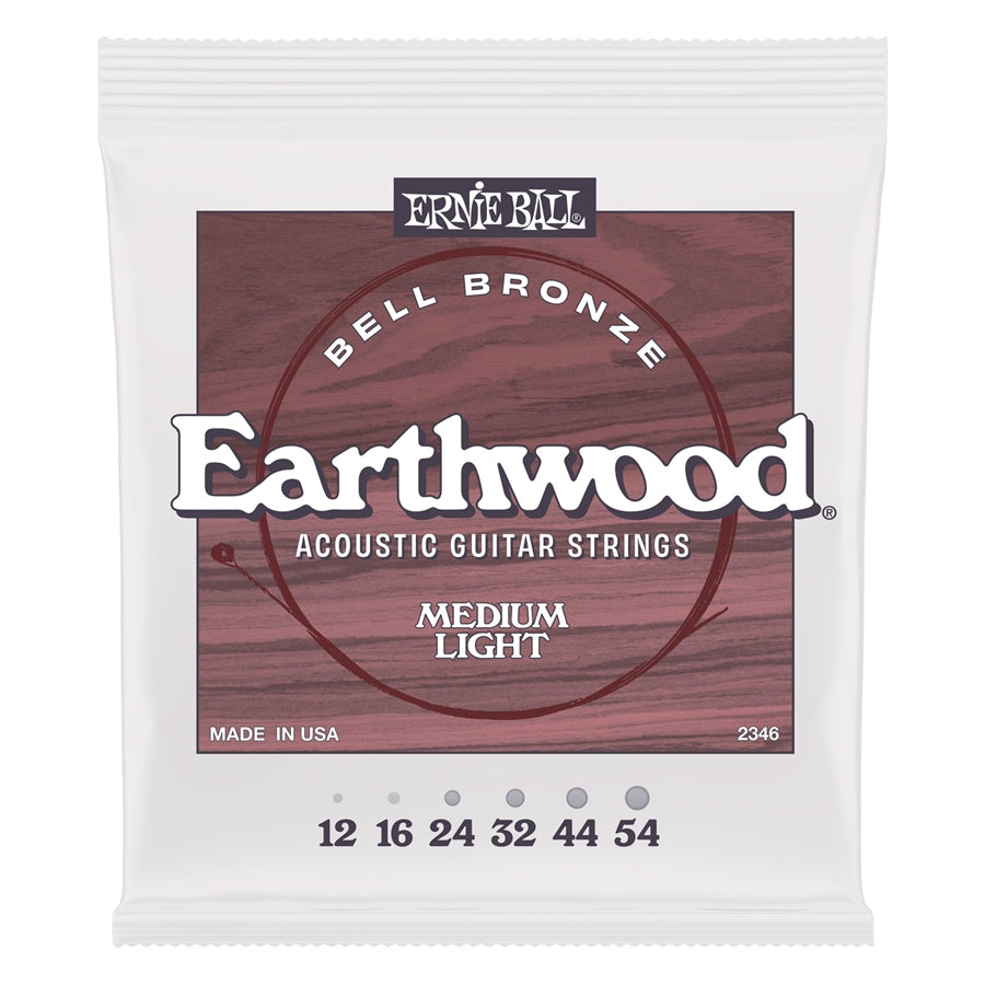 Ernie Ball 2346 Earthwood Bell Bronze Acoustic Medium Light 12-54