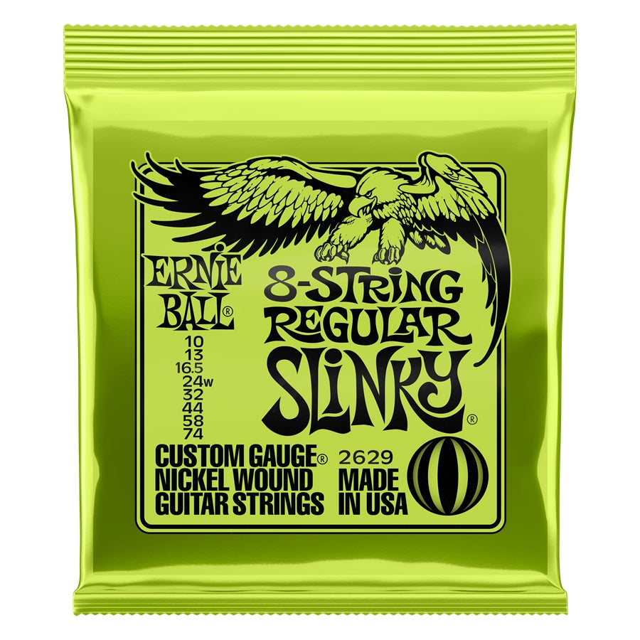 Ernie Ball 2629 Regular Slinky 8 String Electric Guitar Set