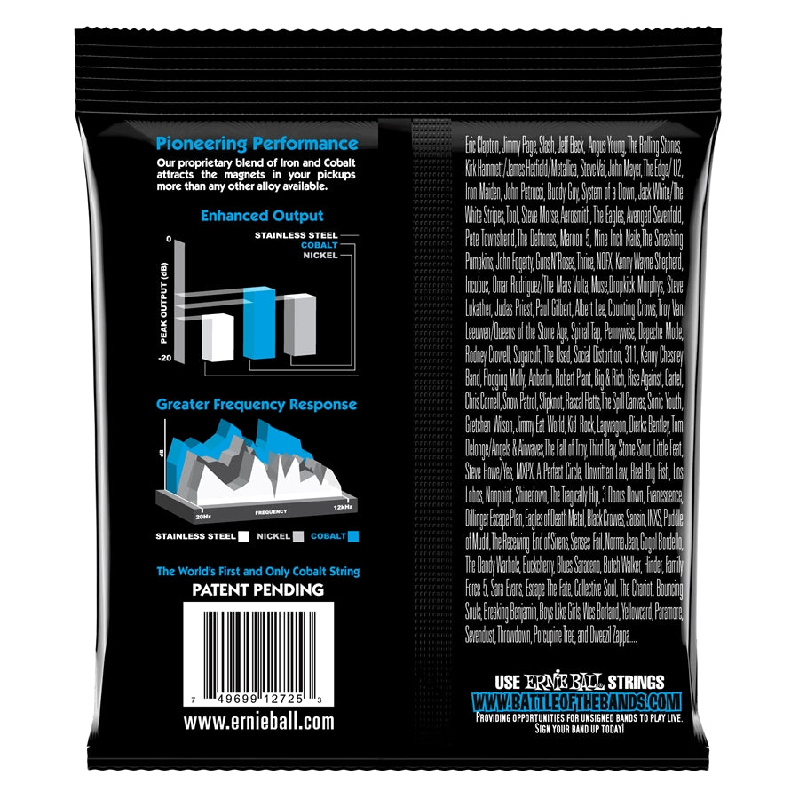 Ernie Ball 2725 Cobalt Extra Slinky 8-38