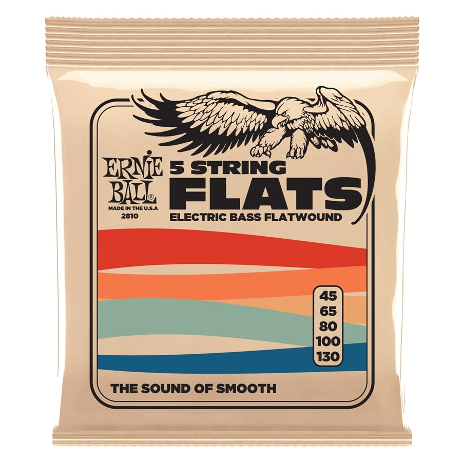 Ernie Ball 2810 Flatwound 5-String 45-130