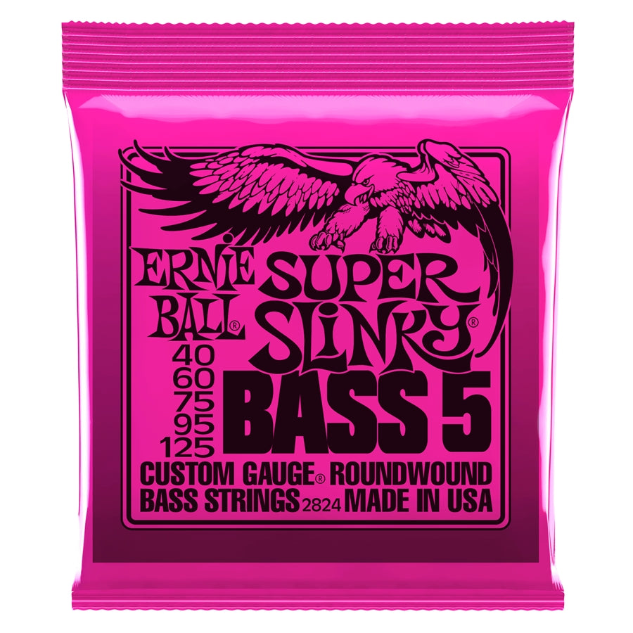 Ernie Ball 2824 Nickel Wound 5 String Super Slinky 40-125