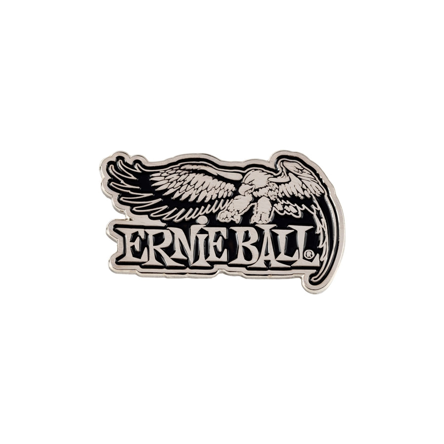 Ernie Ball 4028 Eagle All Silver Enamel Pin