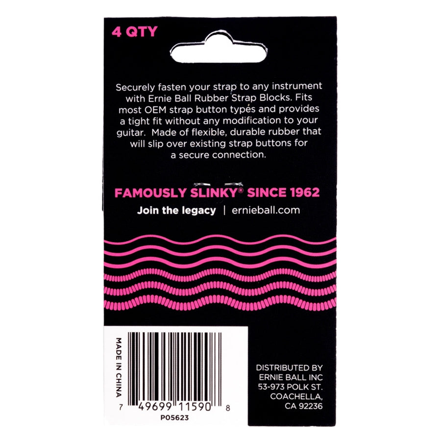 Ernie Ball 5623 Strap Blocks Pink