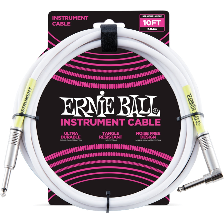 Ernie Ball 6049 PVC Cable White 3 m