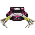 Ernie Ball 6052 Patch Cable White 15 cm 3 pcs