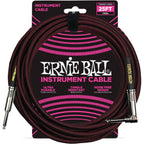 Ernie Ball 6062 Cavo Braided Black/Red 7,62 m