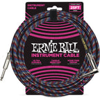 Ernie Ball 6063 Cavo Braided Black/Red/Blue/White 7,62 m