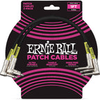 Ernie Ball 6075 Patch Cable Black 30 cm 3 pcs