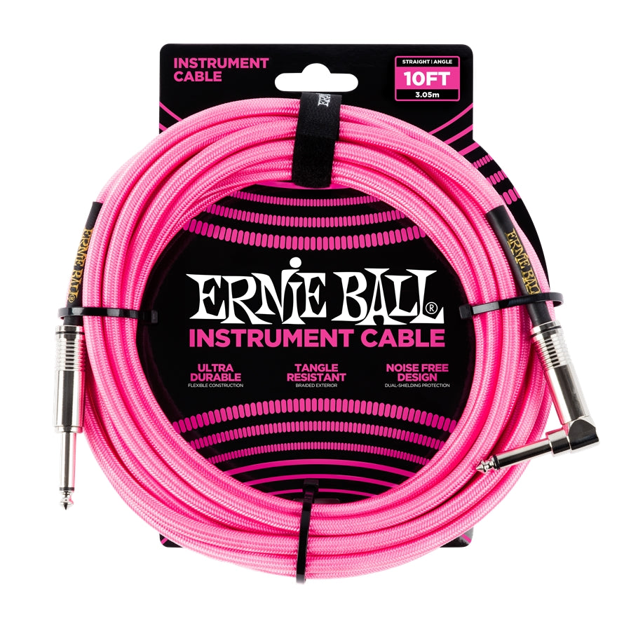 Ernie Ball 6078 Cavo Braided Neon Pink 3,05 m