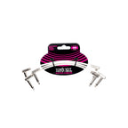 Ernie Ball 6385 Flat Ribbon Patch Cable White 15.24cm 3Pk