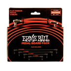 Ernie Ball 6404 Flat Ribbon Patch Cables Red Multi-pack