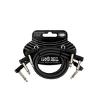 Ernie Ball 6445 Flex Patch Cable Black 30cm 3pk