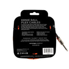 Ernie Ball 6467 Flex Cable Straight Angle Orange 6m
