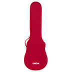 Cascha Ukulele Concerto in Carbonio Pack Red con Borsa Tracolla e Plettri