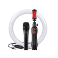 IK Multimedia iRig Video Creator HD Bundle - iRig Mic HD 2, iKlip Grip Pro led ring da 10''