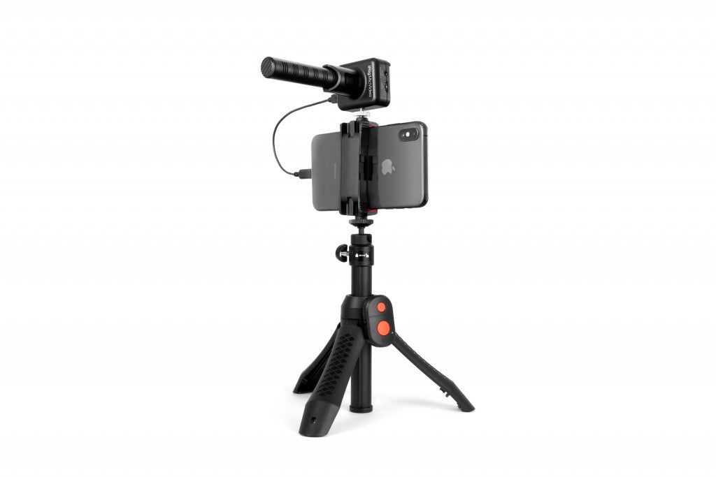 IK Multimedia iRig Mic Video Bundle - iRig Mic Video e iKlip Grip Pro
