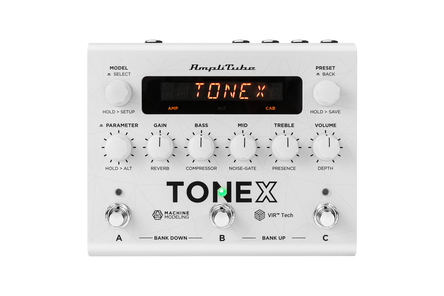 IK Multimedia TONEX - Guitar and Bass Modeling Pedal - Anniversary Limited White