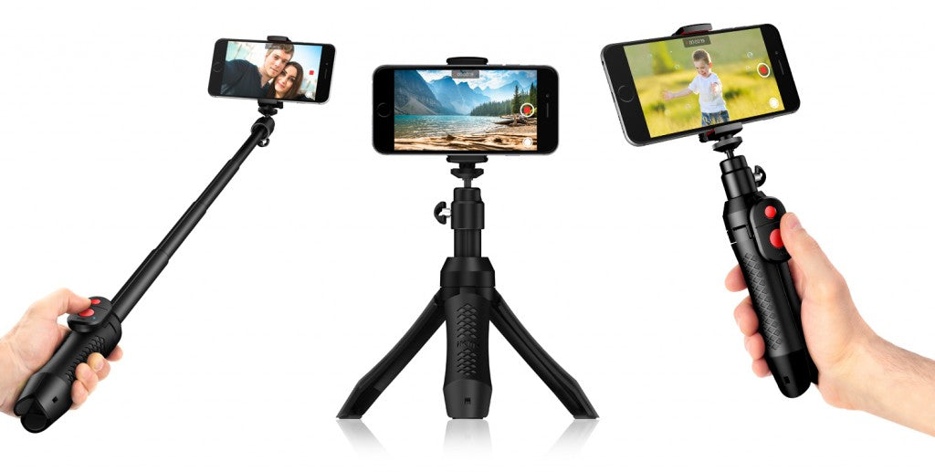 IK Multimedia iKlip Grip Pro - stand per iPhone, iPod Touch, Smartphone e Digital Camera