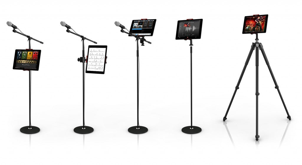 IK Multimedia iKlip 3 Deluxe - supporto da asta e treppiede per iPad