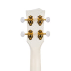 Cascha Ukulele Concerto in Carbonio Pack White con Borsa Tracolla e Plettri