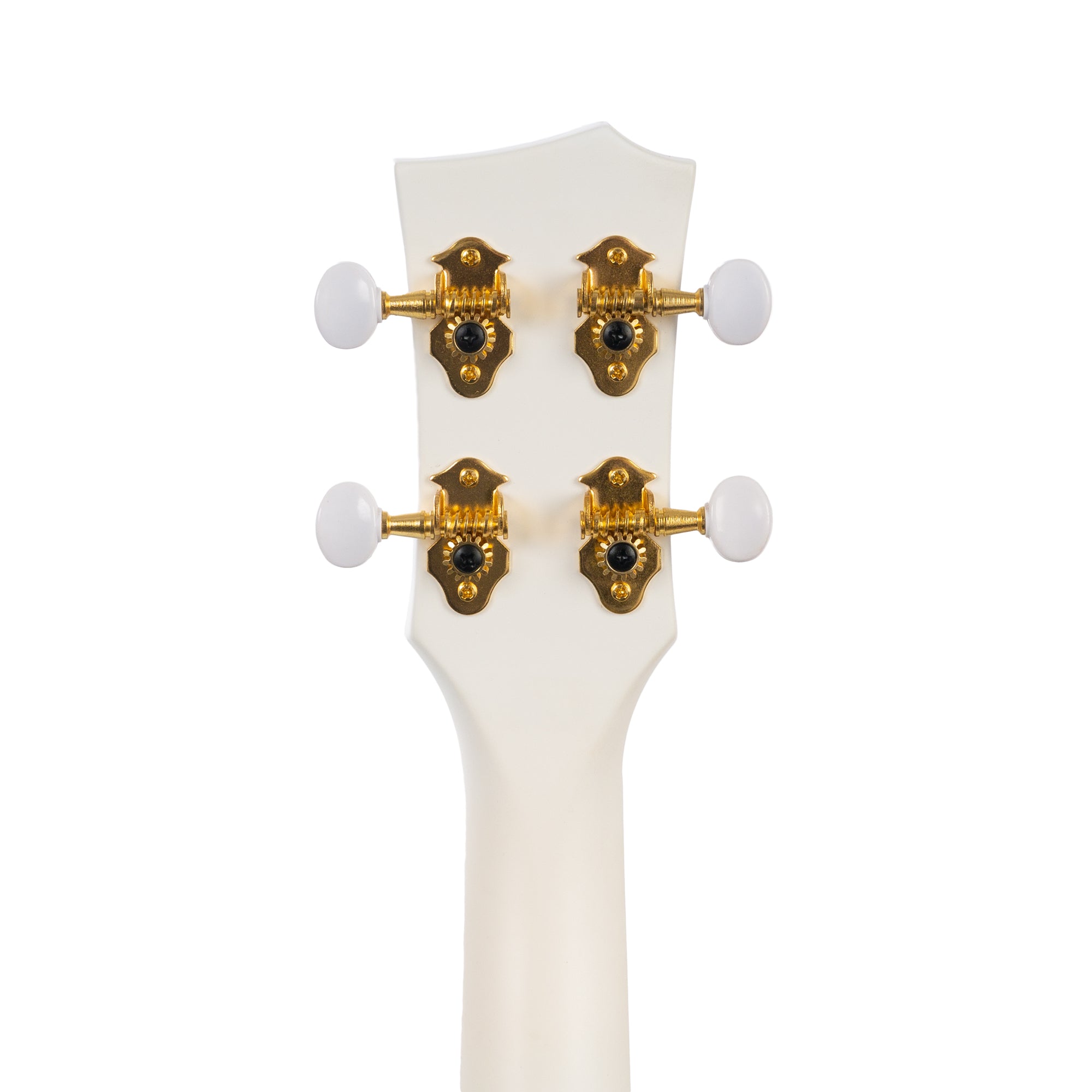 Cascha Ukulele Concerto in Carbonio Pack White con Borsa Tracolla e Plettri