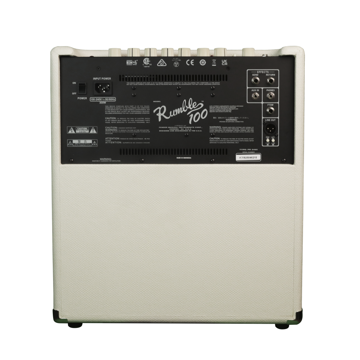 Fender Limited Edition Rumble 100 Ivory