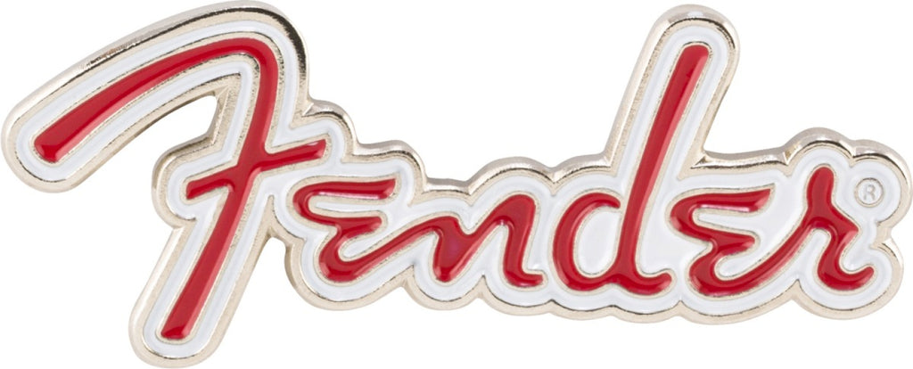 Fender Enamel Pin with Red Logo