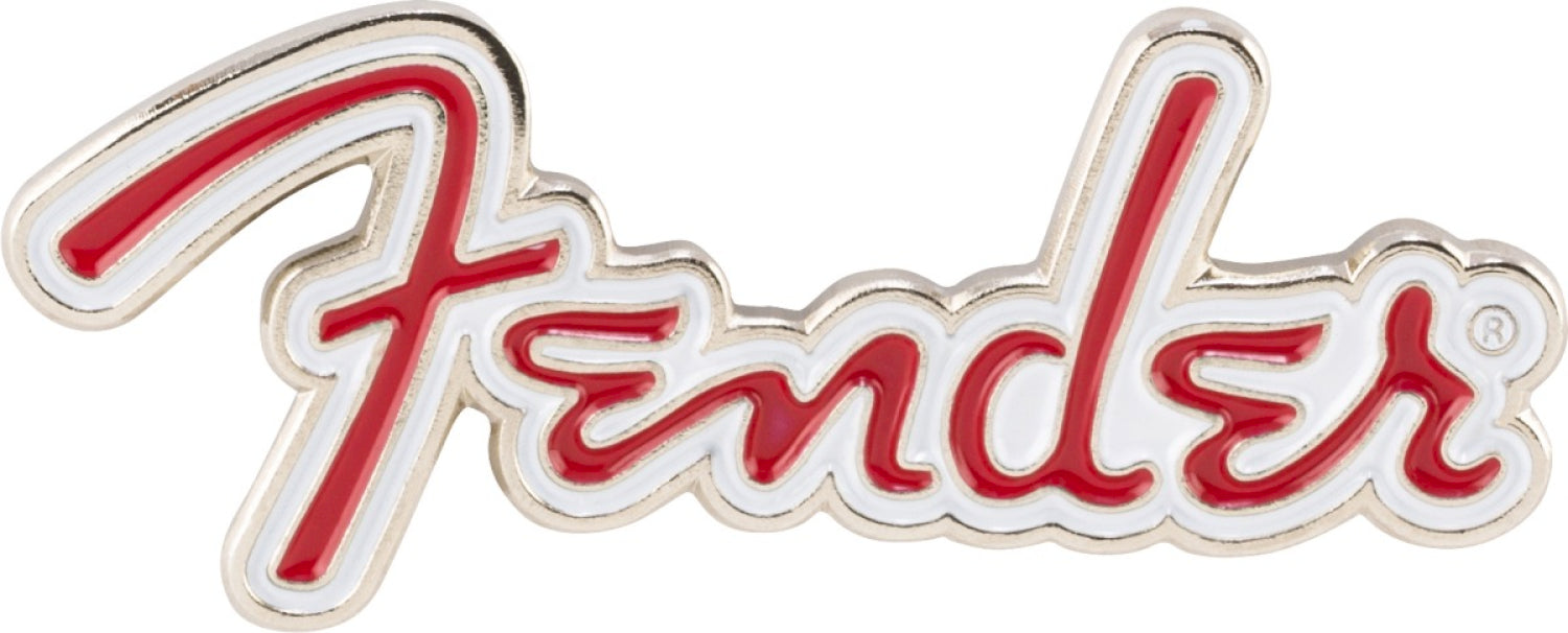 Fender Enamel Pin with Red Logo