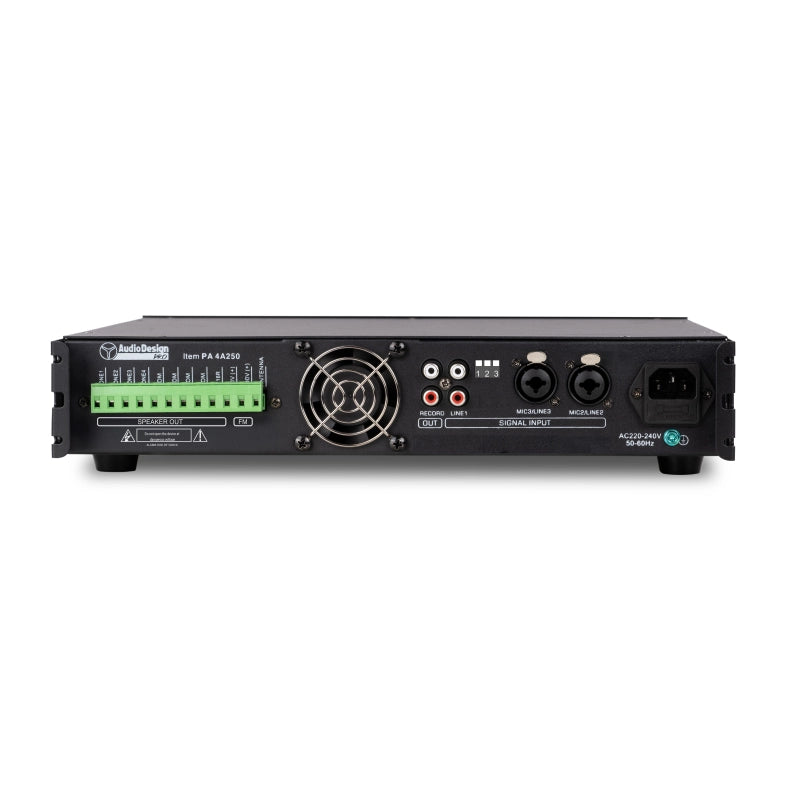 Audiodesign Amplificatore PA 8 Ohm 2 Ingressi Mic + 2 Aux