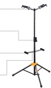 Hercules Gs422B Plus Supporto Per 2 Chitarre Da Pavimento