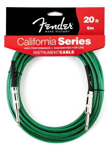 Fender Cavo 6Mt California Surf Green