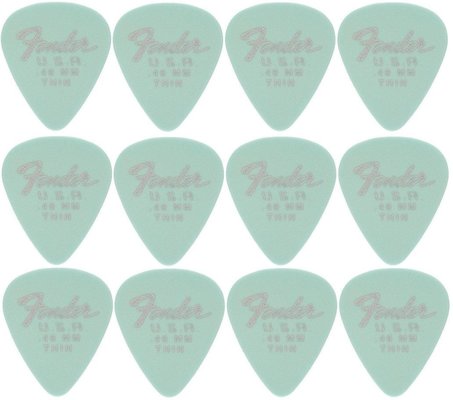 Fender Dura Tone Delrin Plettro 351 12Pz Daphne Blue