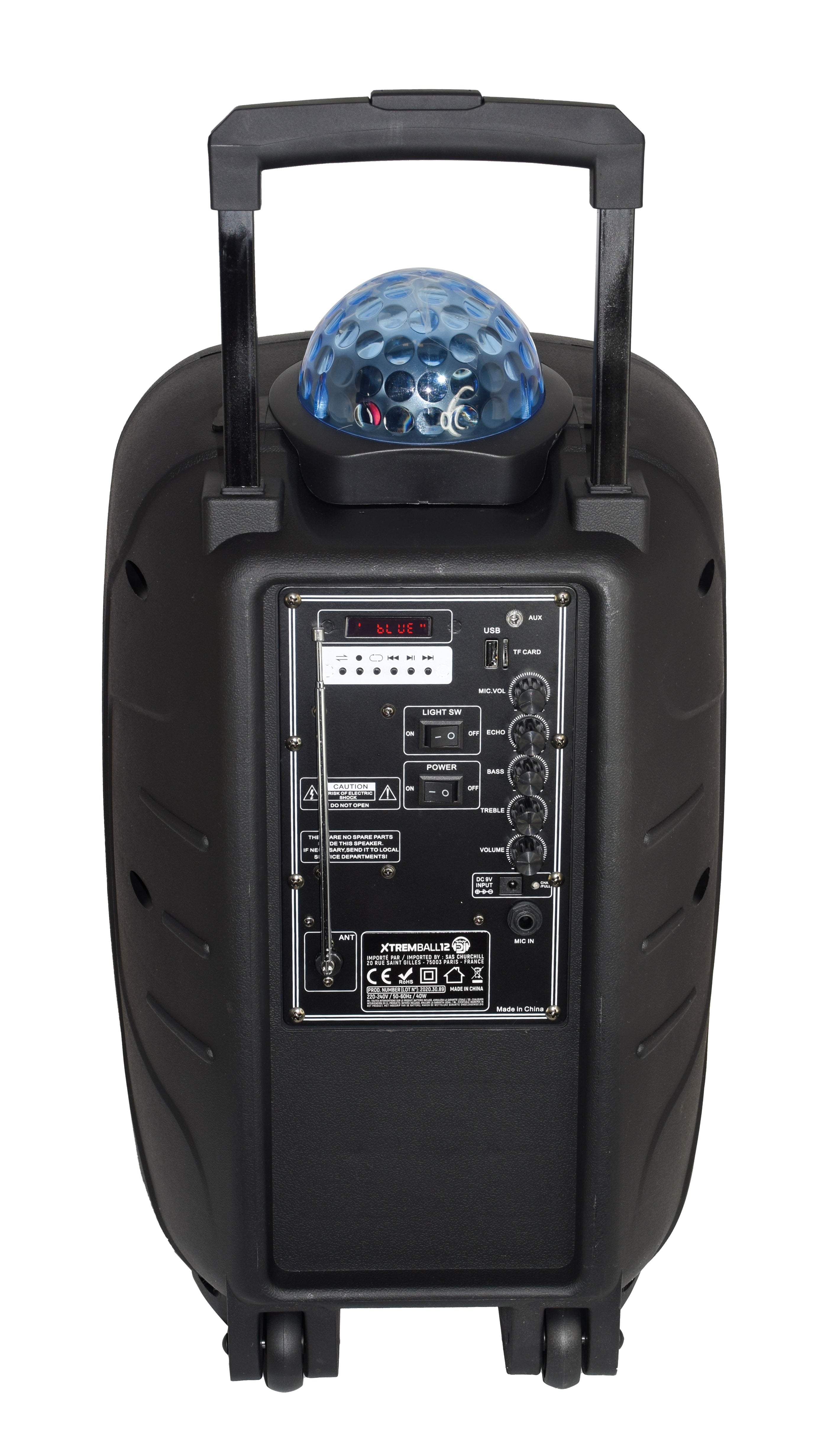 Karma Diffusore Amplificato con Radiomicrofono ed Effetto Luce 600W