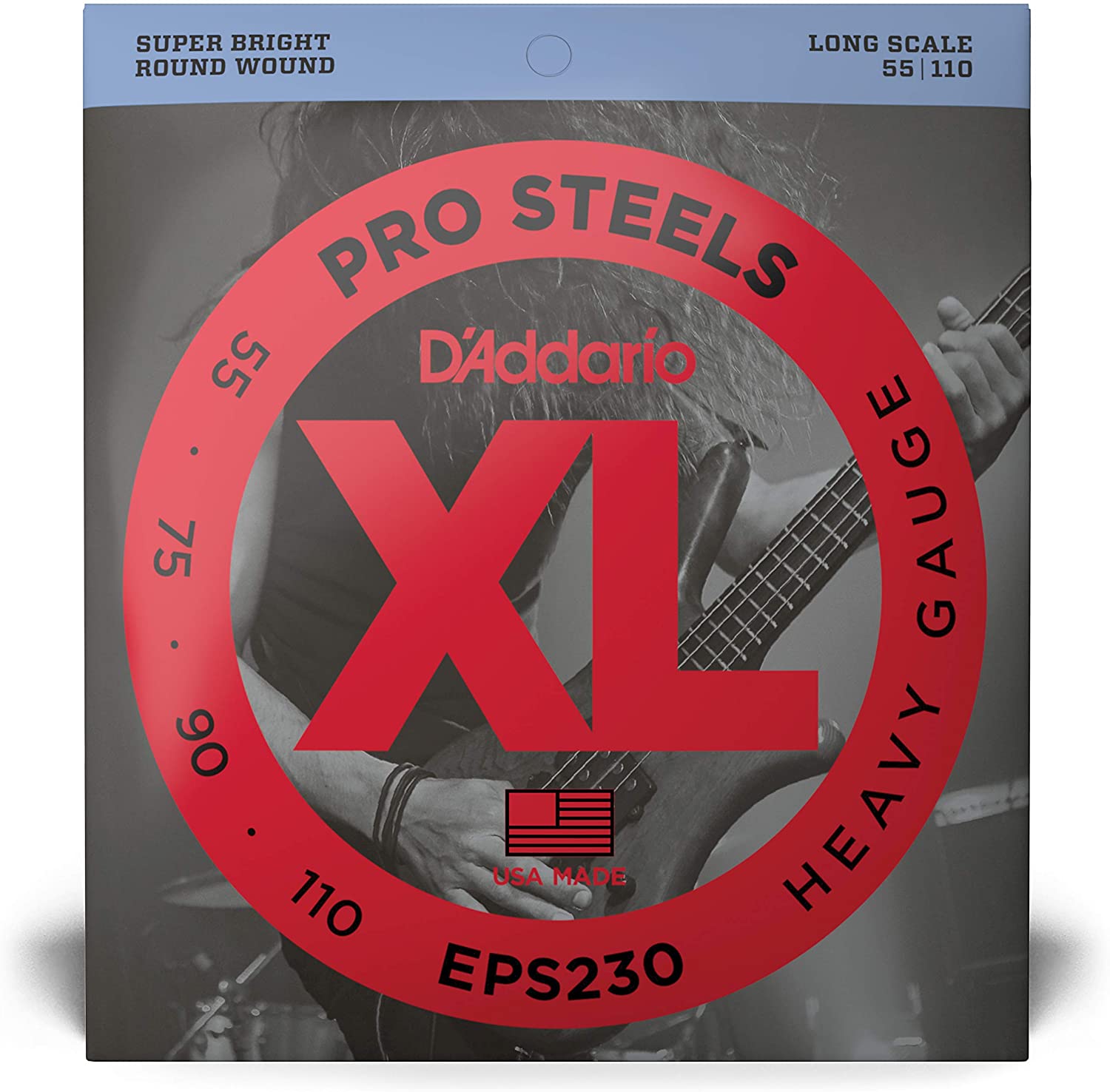 D'Addario Eps230 Long Scale 55-110
