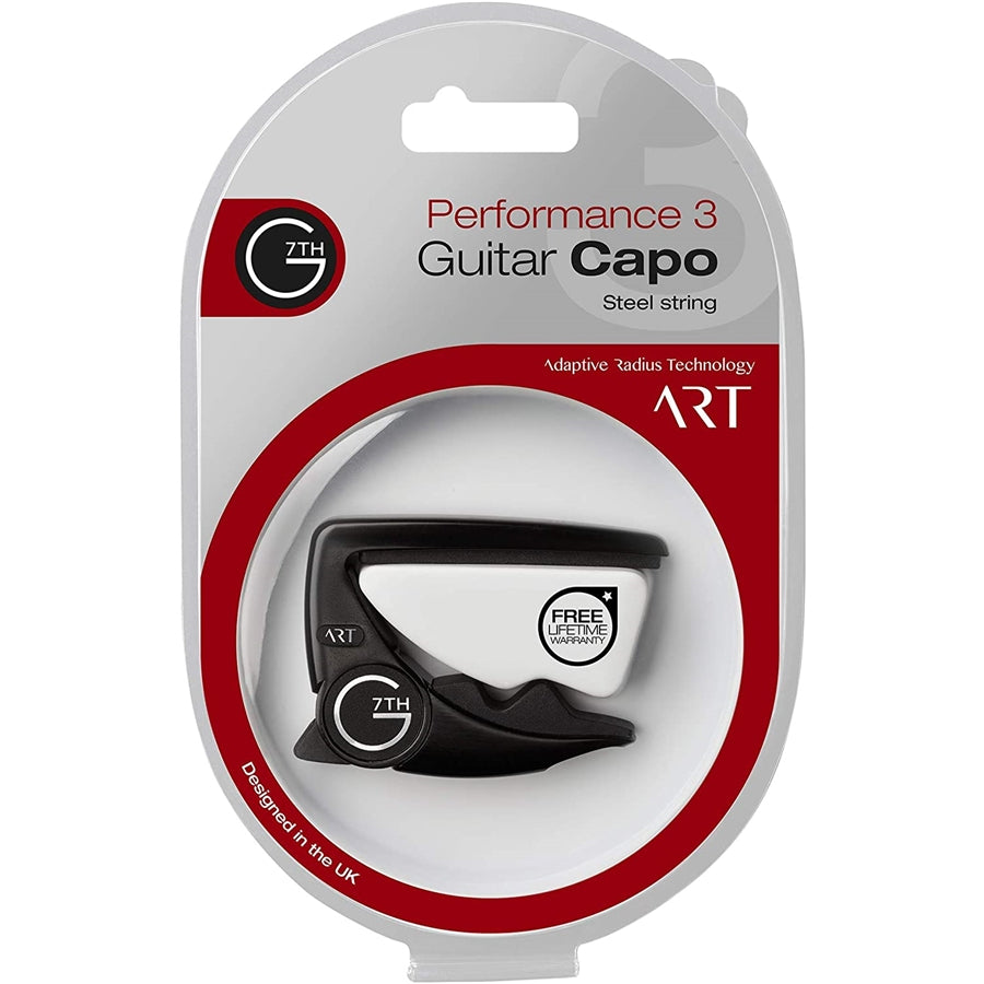 G7th Performance 3 ART 6 String Satin Black Capo
