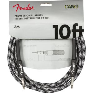 Fender Professional Series Instrument Cable Straight/Straight Mt3 Winter Camo