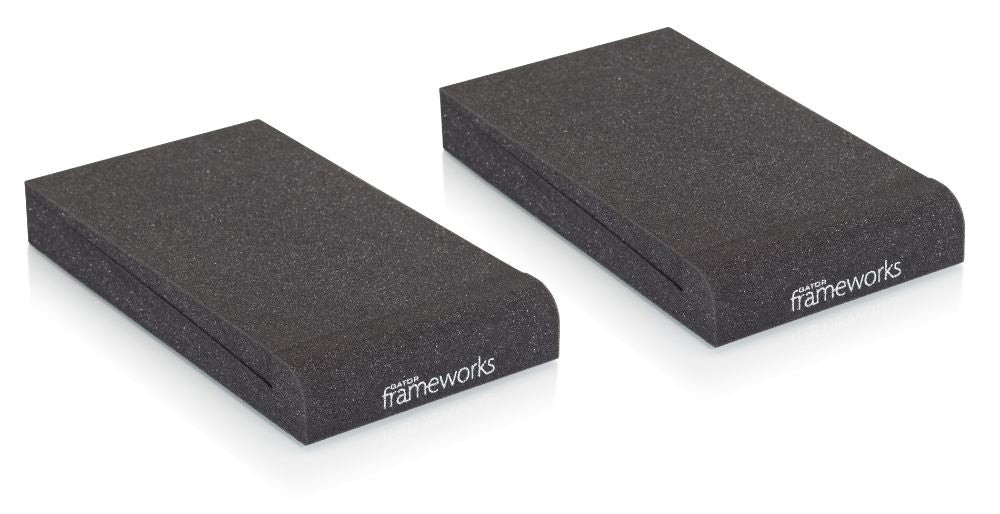Gator GFWISOPADSM Coppia di Pad Isolanti per Studio Monitor 5' Small