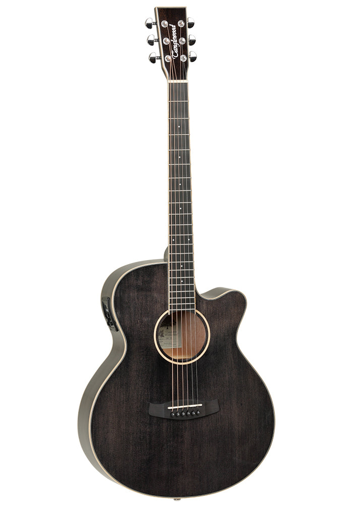 Tanglewood Winterleaf Tw4 E Blach Shadow Chitarra Acustica Elettrificata