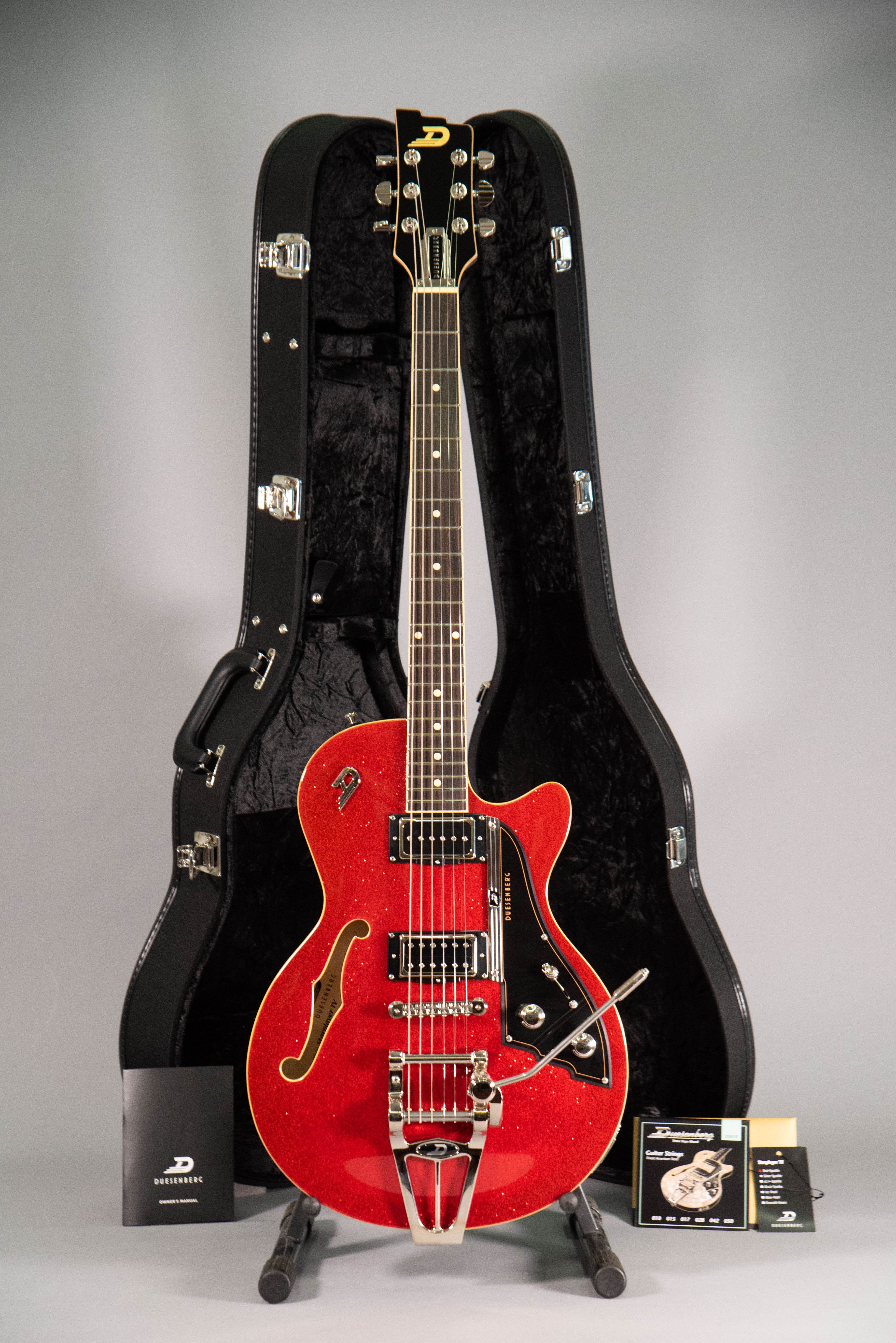 Duesenberg Starplayer Tv Semi Hollow Red Sperkle
