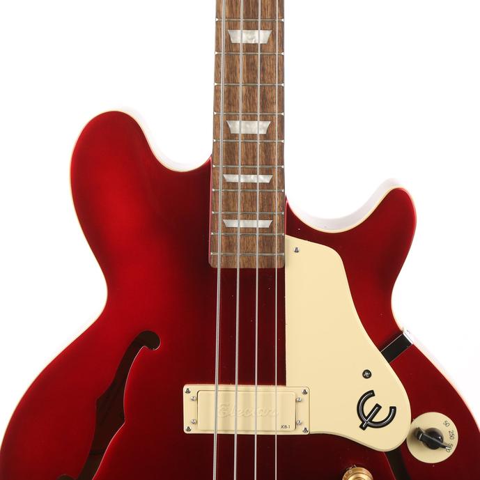 Epiphone Jack Casady Bass Sparkling Burgundy Basso Semiacustico
