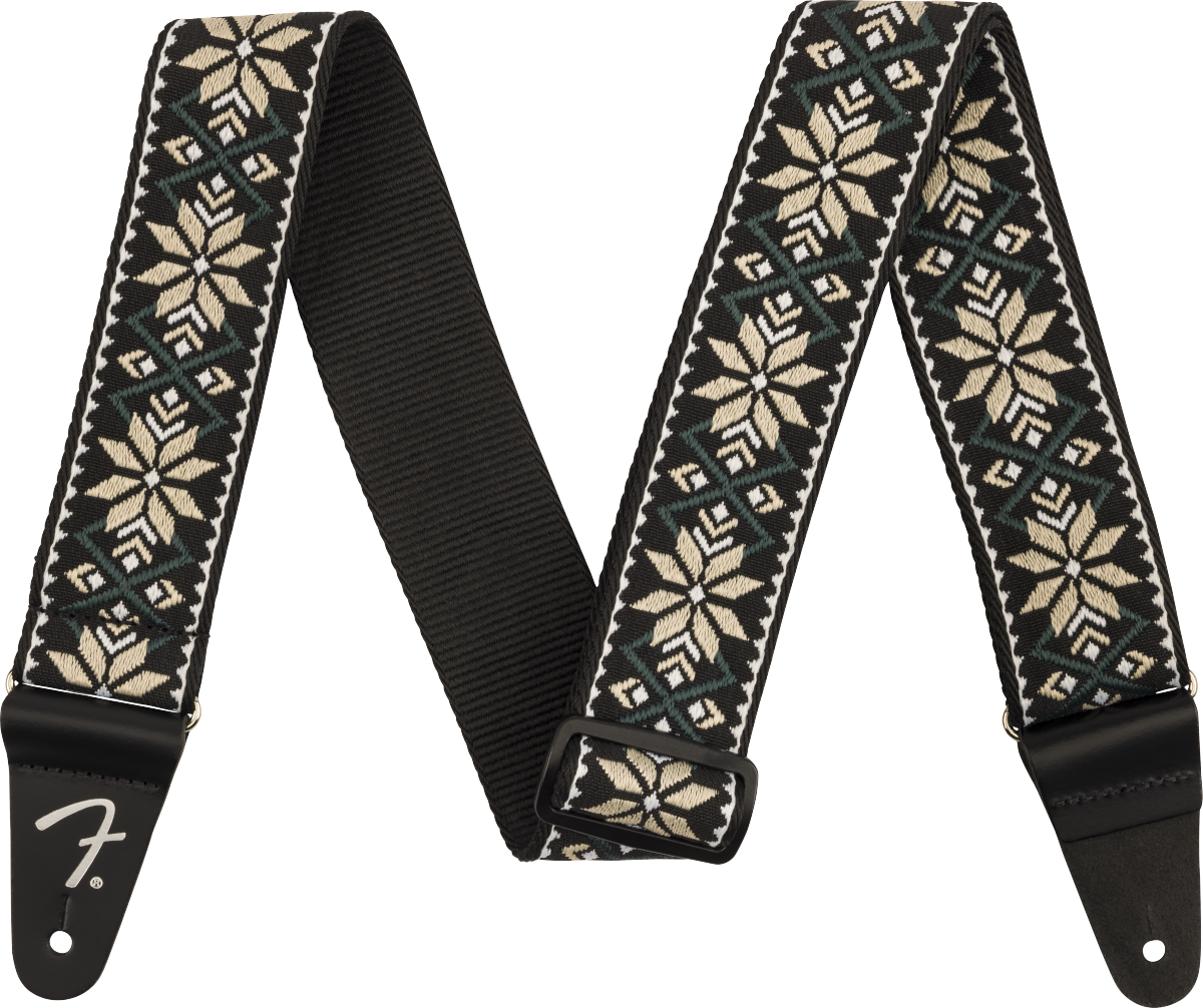 Fender Tracolla  2' Pasadena Woven Strap Yellow Snowflake