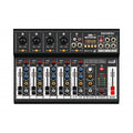 Italian Stage By Proel 2Mix6FXu Mixer Audio Stereo a 6 Canali con DSP Effetti
