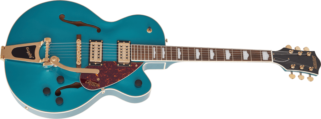 Gretsch G2410TG Streamliner Hollow Body con Bigsby Single Cut Ocean Turquoise