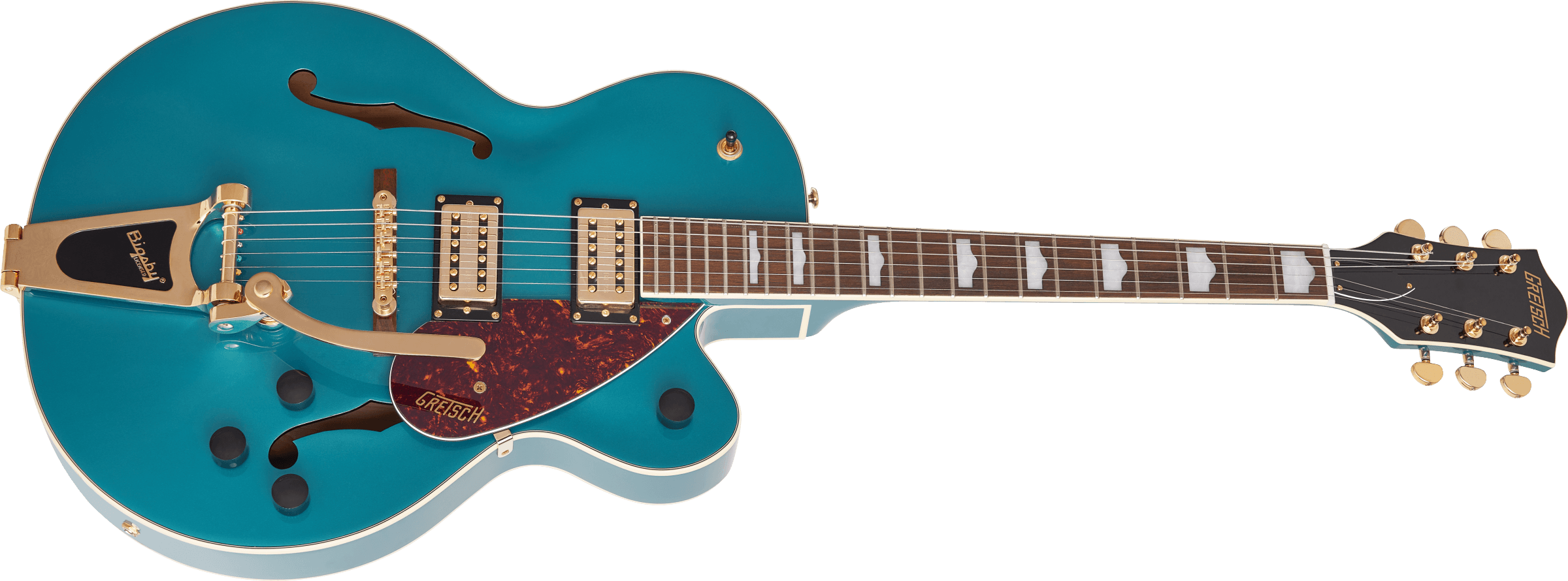 Gretsch G2410TG Streamliner Hollow Body con Bigsby Single Cut Ocean Turquoise