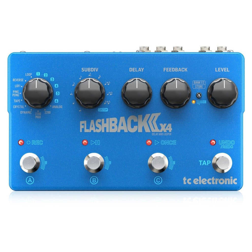 Tc Electronic Flashback 2 X4 Delay Looper Midi Usb Toneprint with Mash technology