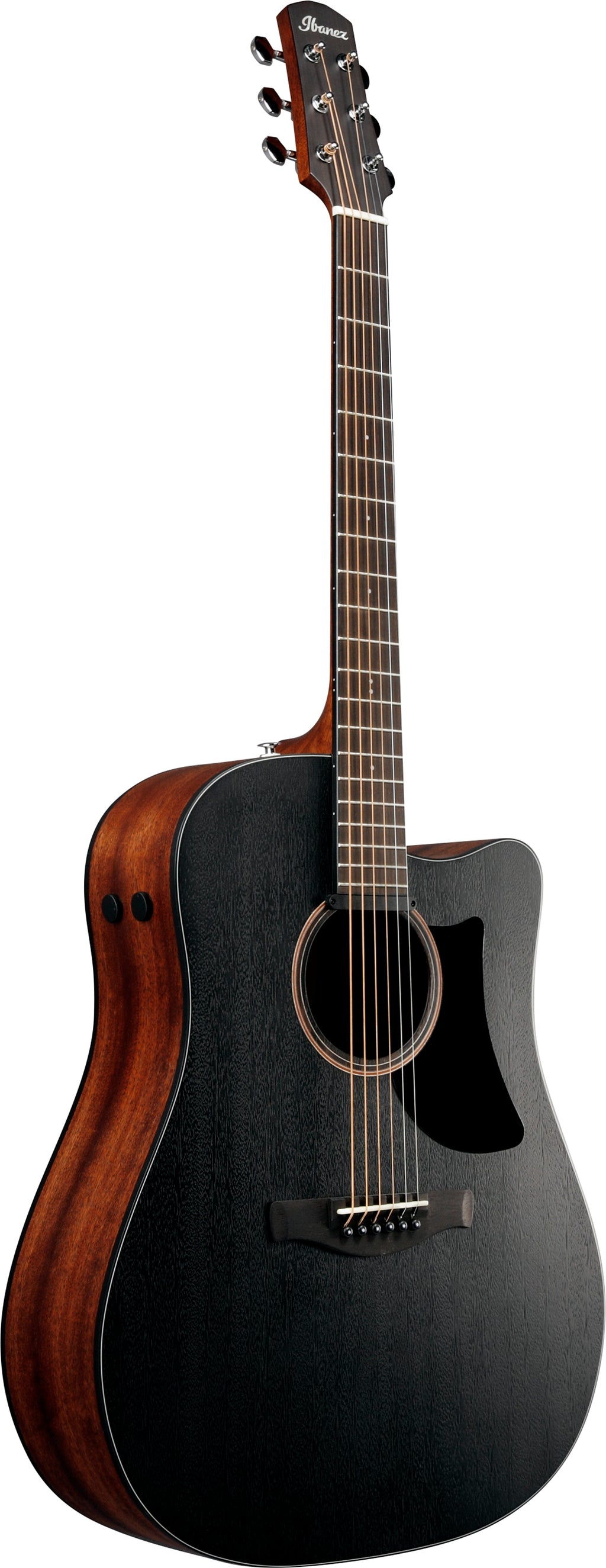 Ibanez AAD190CEWKH Open Pore Black Chitarra Acustica Elettrificata