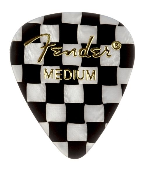 Fender Plettri 351 Scacchi Medium Pack 12 Pz